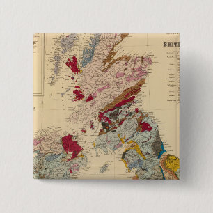 Chapa Cuadrada Mapa geológico de las Islas Británicas