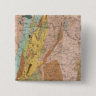 Chapa Cuadrada Mapa geológico de New Hampshire 2