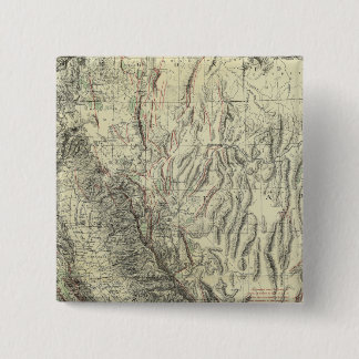Chapa Cuadrada Mapa geomórfico, California, Nevada