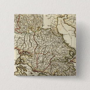Chapa Cuadrada Mapa griego antiguo