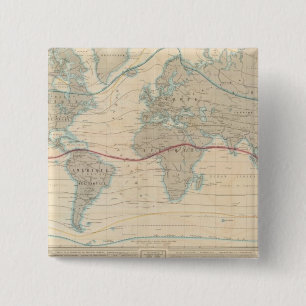 Chapa Cuadrada Mapa Mundial de la Vegetación