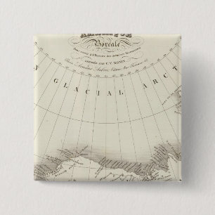 Chapa Cuadrada Mapa no coloreado de Norteamérica