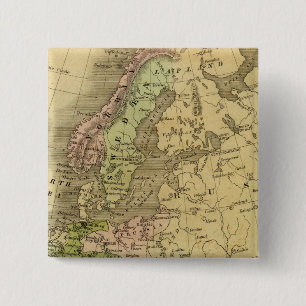 Chapa Cuadrada Mapa Olney de Europa