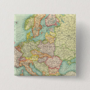 Chapa Cuadrada Mapa político de Europa