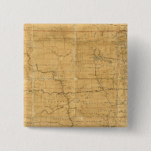 Chapa Cuadrada Mapa posterior del Territorio de Dakota