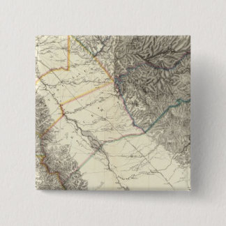 Chapa Cuadrada Mapa Topográfico de California Central