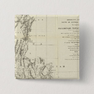 Chapa Cuadrada Mapa Topográfico de Nevada y Arizona