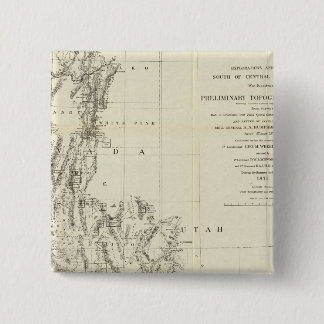 Chapa Cuadrada Mapa Topográfico de Nevada y Arizona