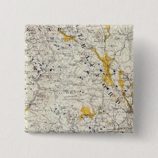 Chapa Cuadrada Mapa topográfico y glacial de New Hampshire