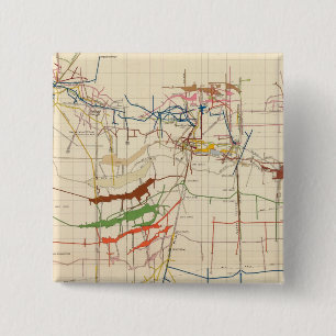 Chapa Cuadrada Mapas de minas de comarca número VI