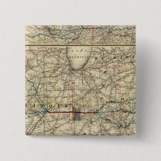 Chapa Cuadrada Mapas mostrando la Indiana