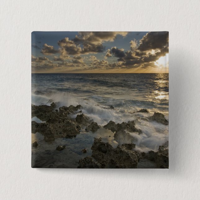 Chapa Cuadrada Mar Caribe, Islas Caimán. Olas rompientes 2 (Anverso)