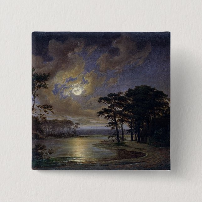 Chapa Cuadrada Mar de Holstein - claro de luna, 1847 (Anverso)