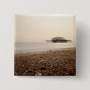 Chapa Cuadrada Mar en la playa de Brighton