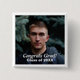 Chapa Cuadrada Marcas de esquí | Pinback, Personalizado de fotogr