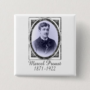 Chapa Cuadrada Marcel Proust