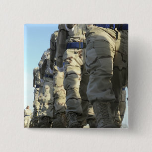 Chapa Cuadrada Marcha iraquí de los reclutas de la fuerza aérea