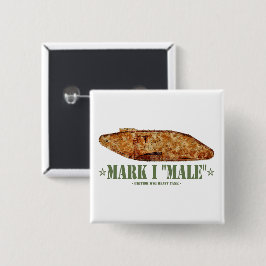 Chapa Cuadrada Marcos I Guerra Mundial Masculina Primera Gran Bre