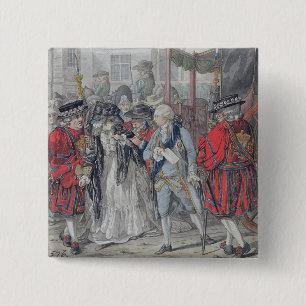 Chapa Cuadrada Margaret Nicholson que intenta asesinar su M