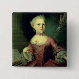 Chapa Cuadrada Maria Anna Mozart, llamada 'Nannerl