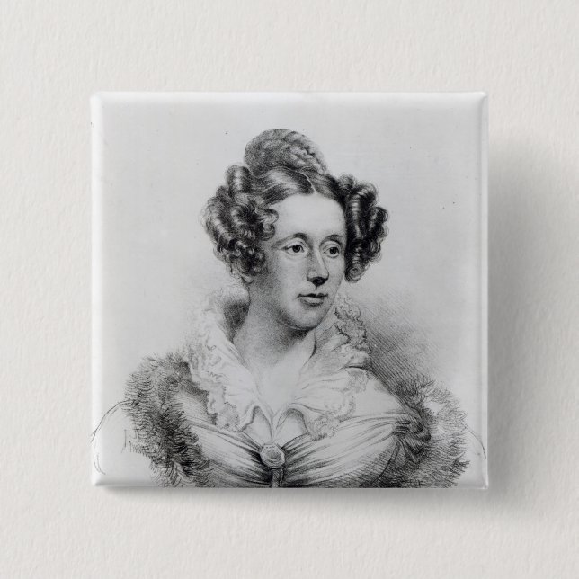 Chapa Cuadrada Maria Fairfax Greig Somerville (Anverso)