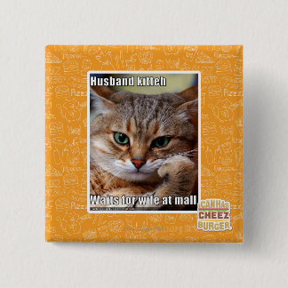 Chapa Cuadrada Marido Kitteh