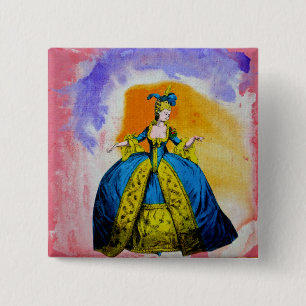 Chapa Cuadrada Marie Antoinette por Michael Moffa