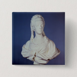 Chapa Cuadrada Marie-Antonieta, busto del retrato