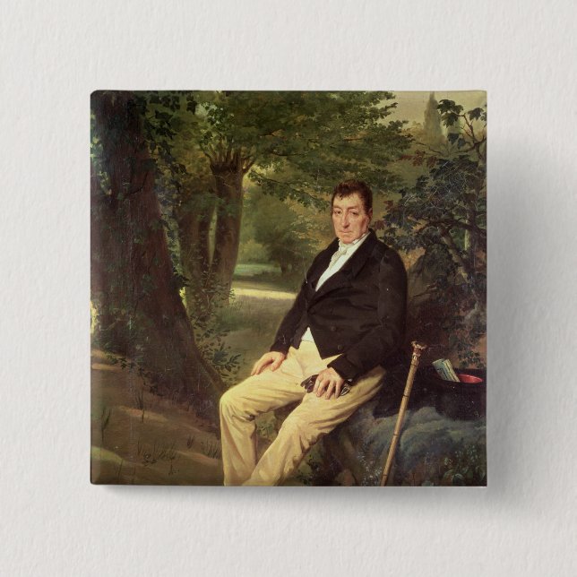 Chapa Cuadrada Marie-José Marquis de La Fayette (Anverso)