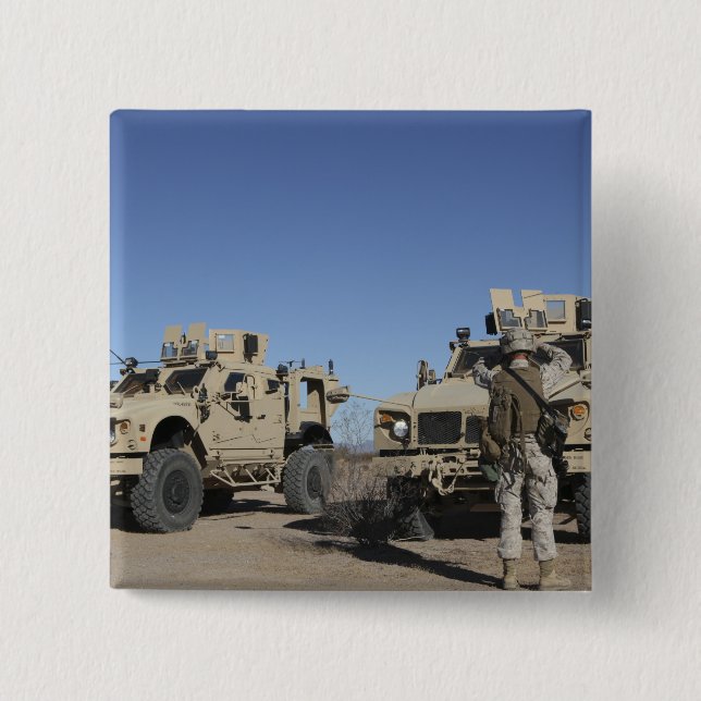 Chapa Cuadrada Marines de Estados Unidos (Anverso)