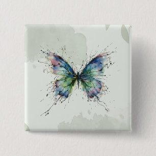 Chapa Cuadrada Mariposa