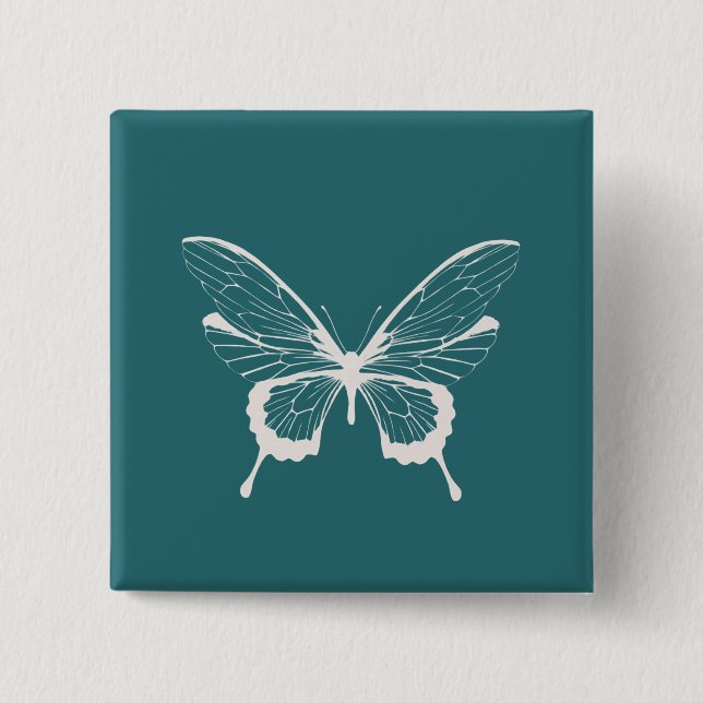 Chapa Cuadrada Mariposa (Anverso)