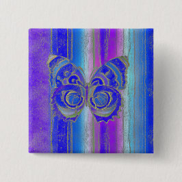 Chapa Cuadrada Mariposa #2