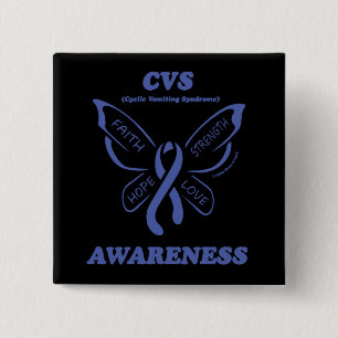 Chapa Cuadrada Mariposa/Conciencia...CVS