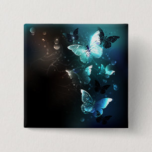 Chapa Cuadrada Mariposas nocturnas de menta
