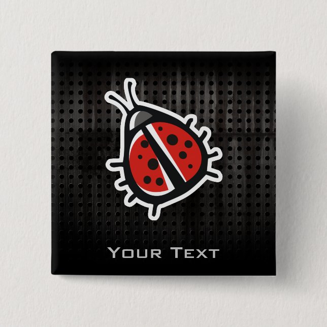 Chapa Cuadrada Mariquita linda; Guay (Anverso)