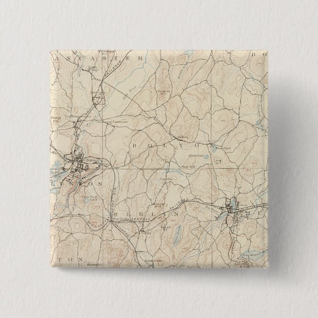 Chapa Cuadrada Marlboro, Massachusetts (Anverso)