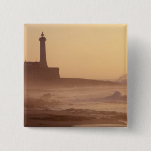 Chapa Cuadrada Marruecos, Rabat, faro al atardecer con