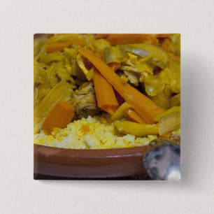 Chapa Cuadrada Marruecos, Tetuán. Comida tradicional marroquí de