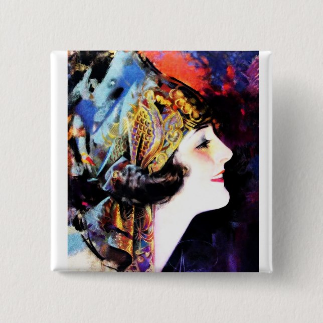 Chapa Cuadrada Martha Mansfield (Anverso)