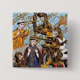 Chapa Cuadrada Martirio de St. Thomas Becket (M 031)