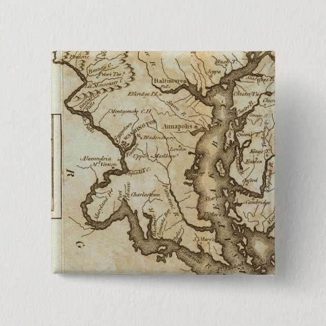 Chapa Cuadrada Maryland 4 (Anverso)