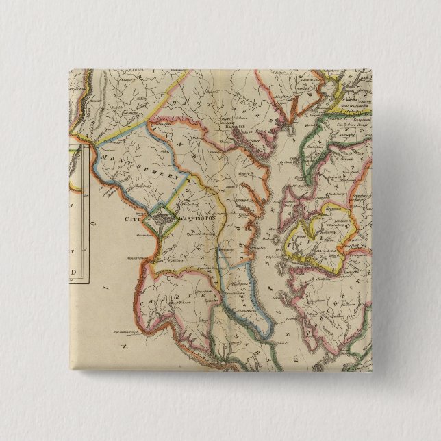 Chapa Cuadrada Maryland 4 (Anverso)
