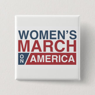 Chapa Cuadrada Marzo de las mujeres en América