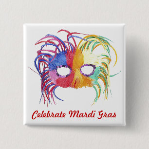 Chapa Cuadrada Máscara de cuentas -