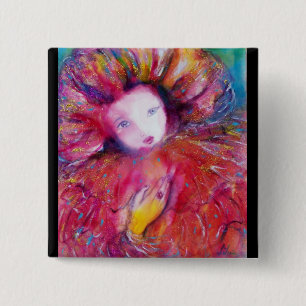 CHAPA CUADRADA MÁSCARA EN ROJO