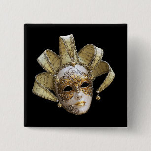 Chapa Cuadrada Máscaras venecianas