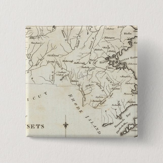 Chapa Cuadrada Massachusetts 2 (Anverso)