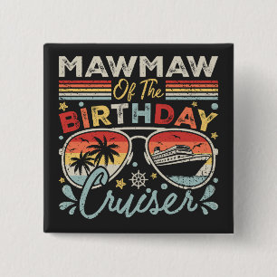 Chapa Cuadrada Mawmaw de la plaza de vacaciones de crucero de cum