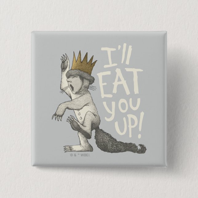 Chapa Cuadrada Max | ¡Te voy a comer! (Anverso)